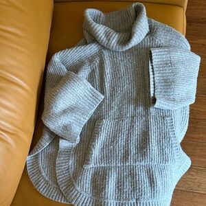 UGG Light Gray Cowl Neck Sweater